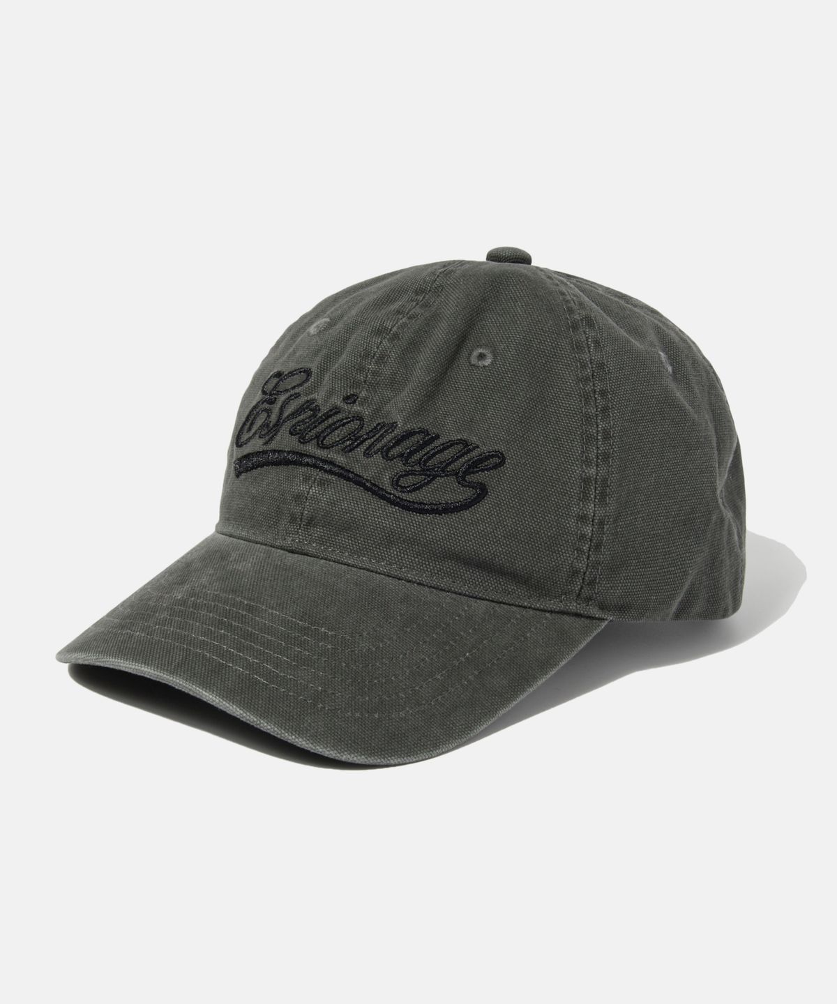 에스피오나지(ESPIONAGE) Script Logo Vintage Cap Grey