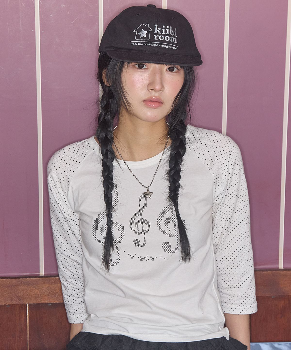 키이비(KIIBI) vintage room cap black