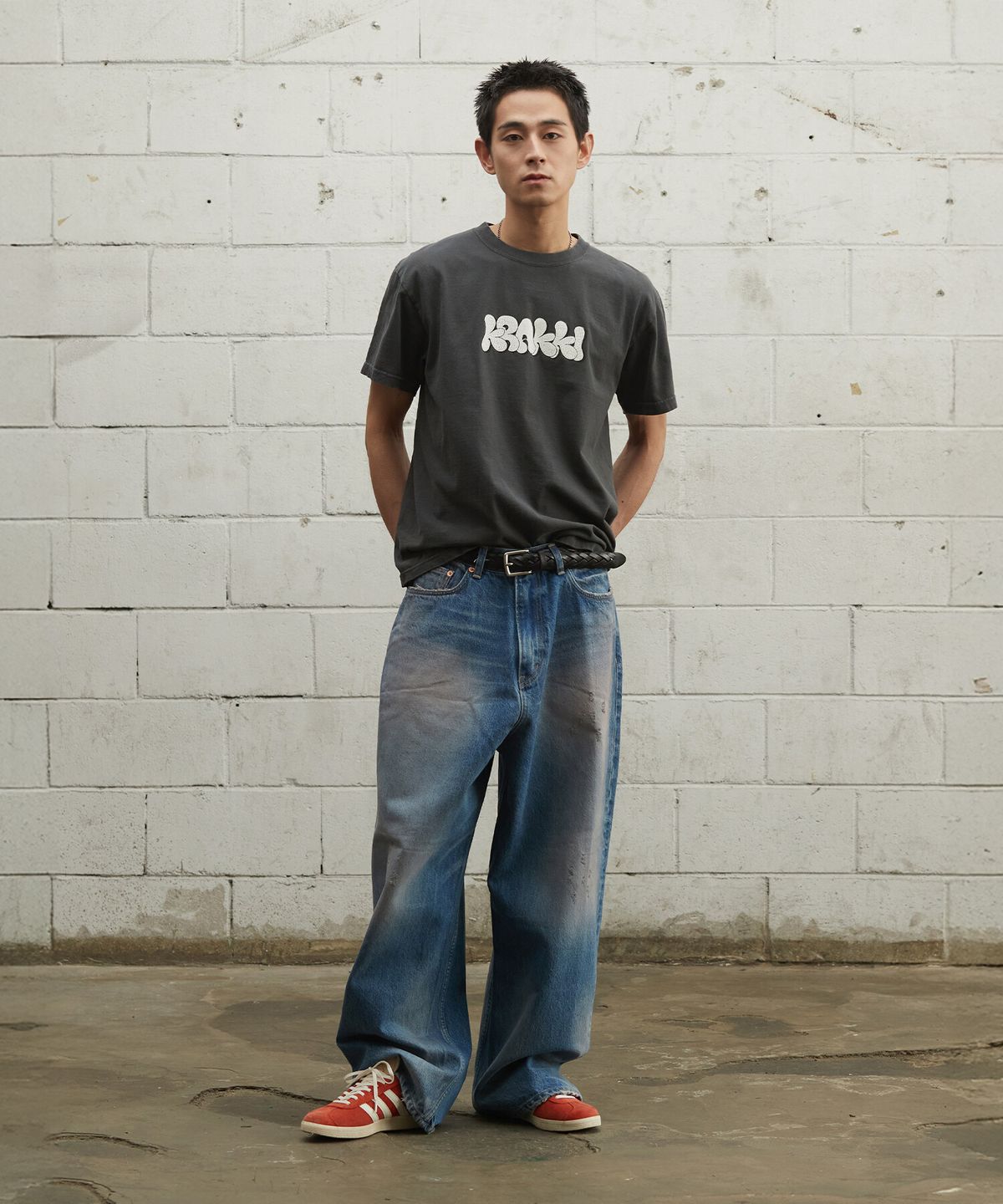 크래키(KRAKKI) [Men] A-Wide Denim_Indigo [KR265PMN441]