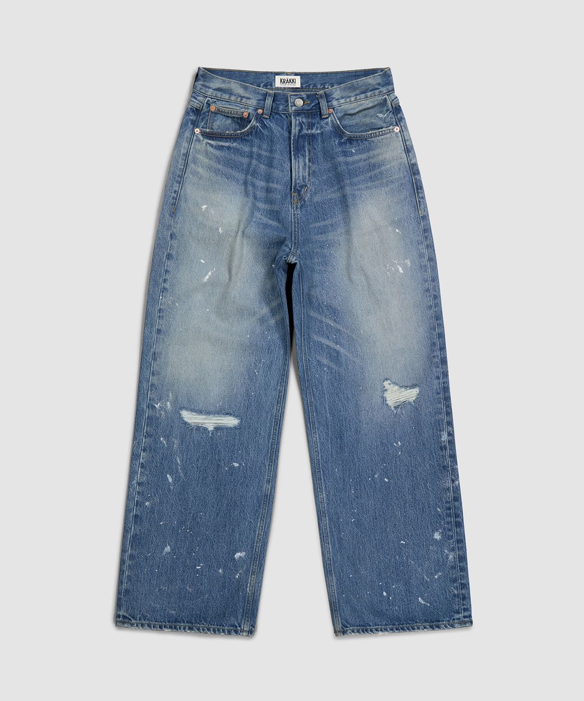 크래키(KRAKKI) [Men] Loose Fit Denim_Indigo [KR265PMN451]