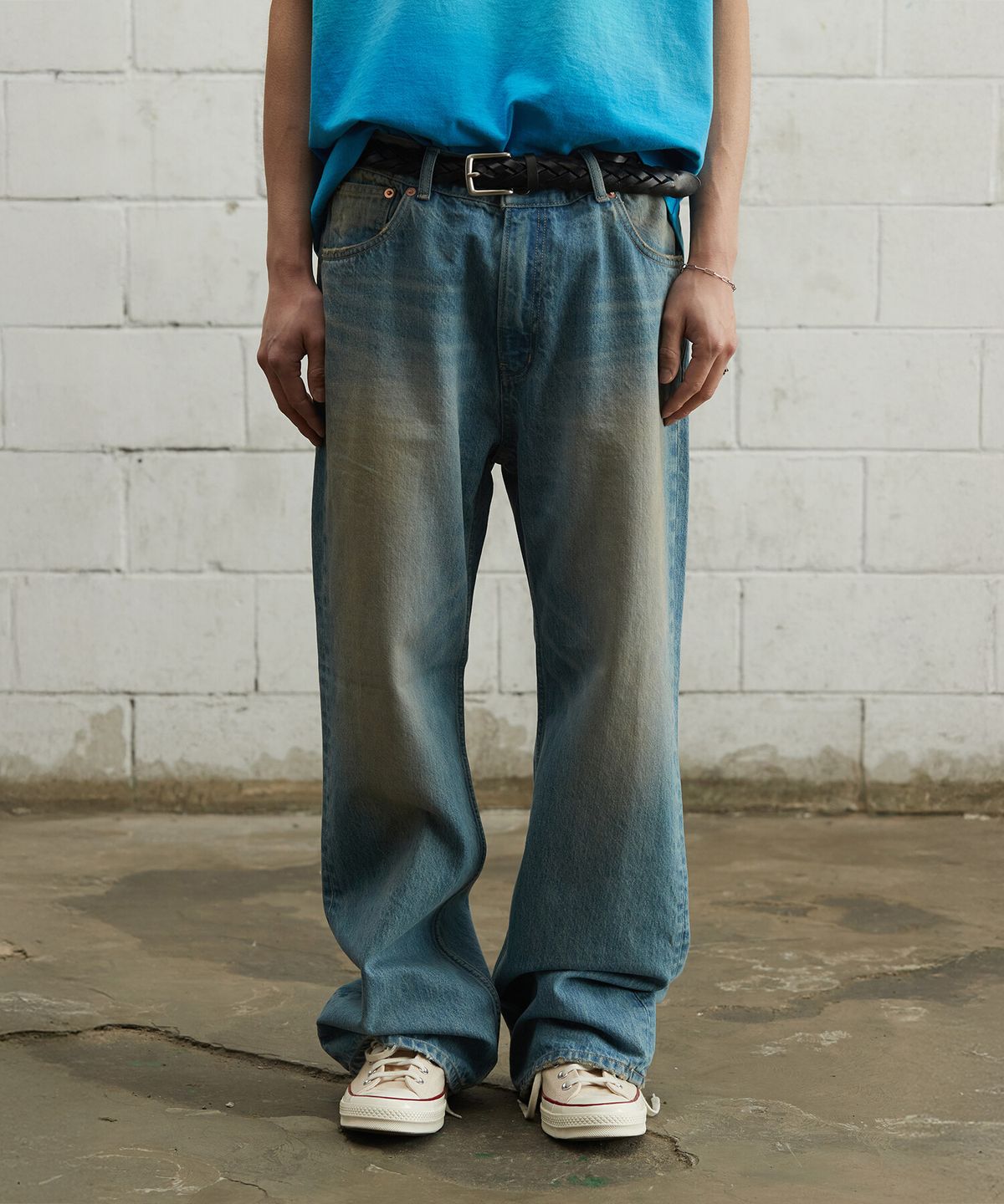 크래키(KRAKKI) [Men] Bootcut Denim_L/Indigo [KR265PMN422]