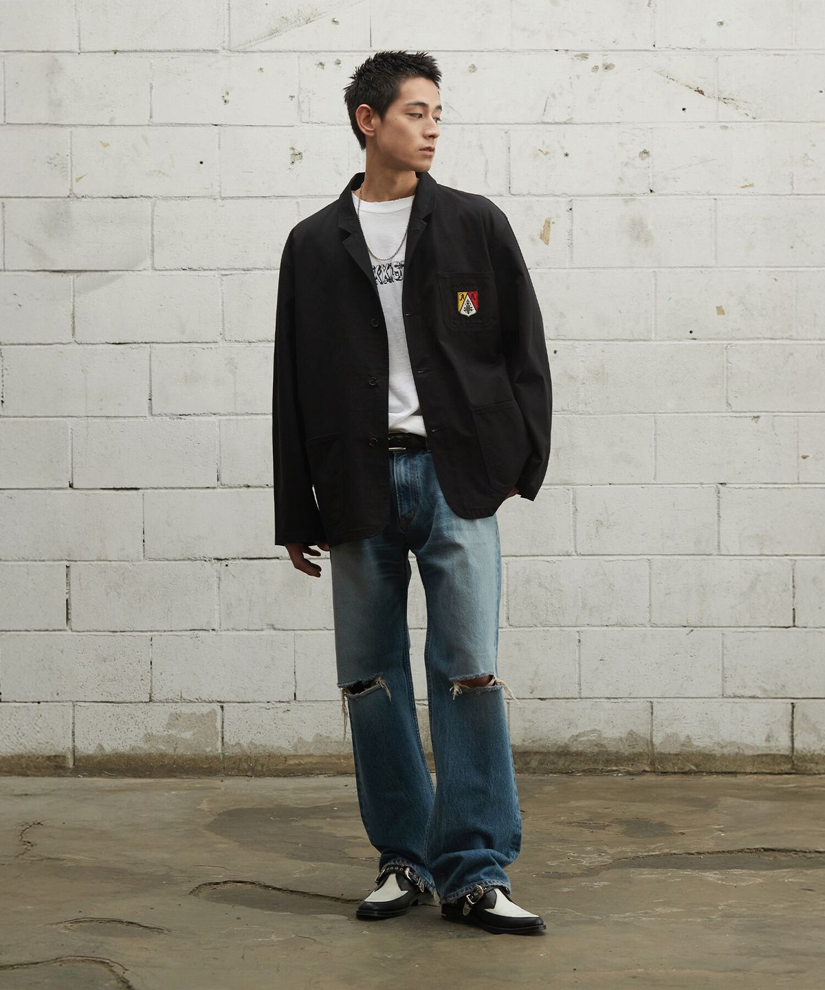 크래키(KRAKKI) [Men] Low Straight Denim_Indigo [KR265PMN411]