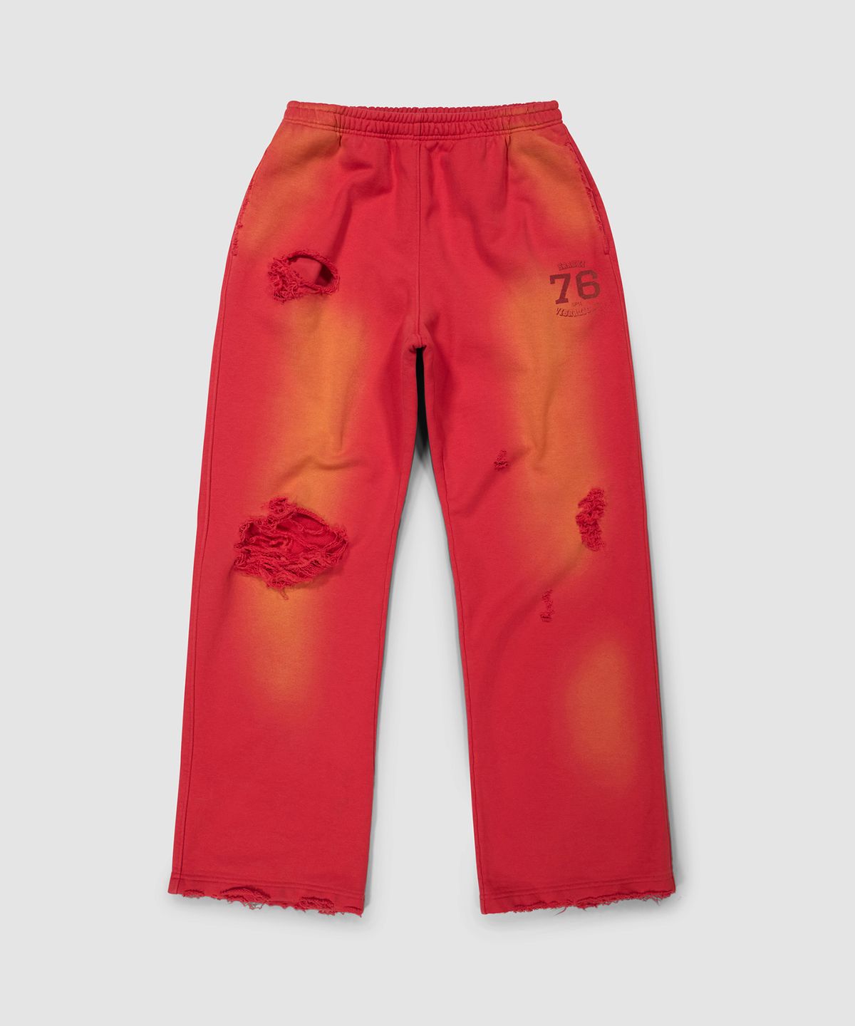 크래키(KRAKKI) [Unisex] Vintage Sweatpants_Red [KR265PUP411]