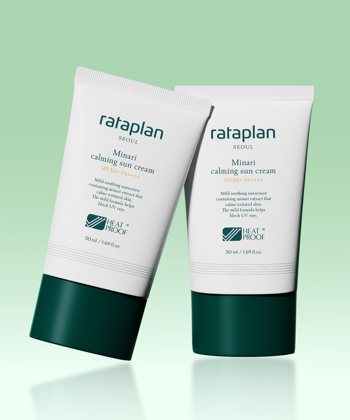 라타플랑(RATAPLAN) [2PACK] 미나리 진정 선크림 50ml