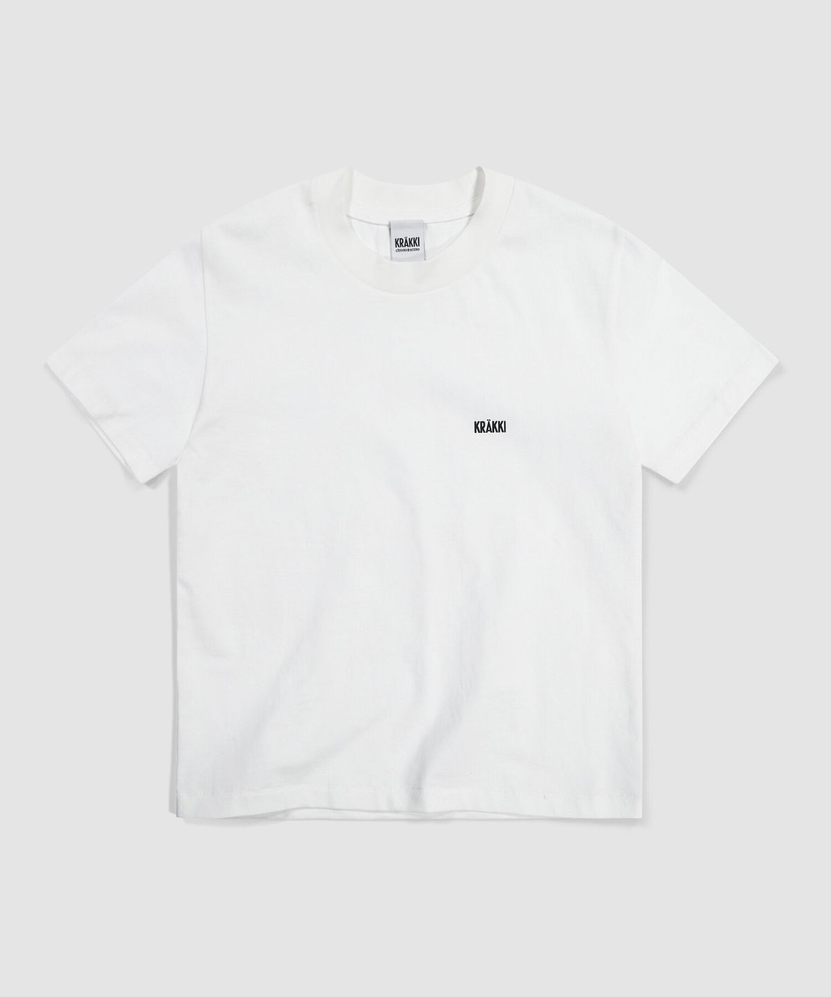 크래키(KRAKKI) [Women] Basic Logo Tee_White [KR265PWT402]