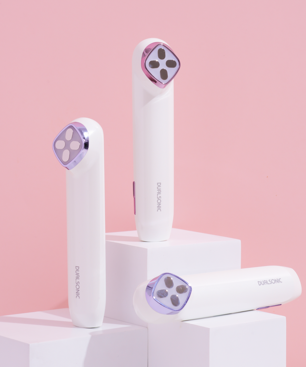 듀얼소닉(DUALSONIC) 글림빛 마름모 뷰티 디바이스 (고주파에너지 탄력 케어, 7in1 고주파 멀티 테크)
