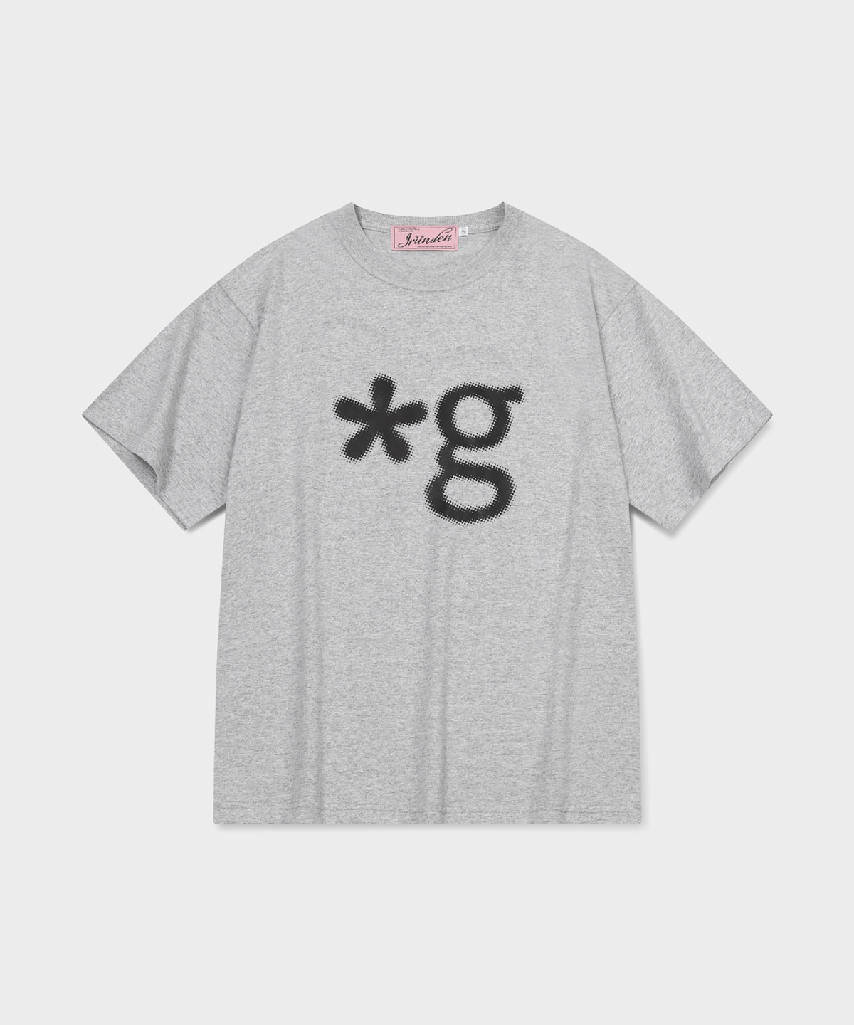 글런든(GRUNDEN) DOT LOGO T-SHIRT (MELANGE GREY)