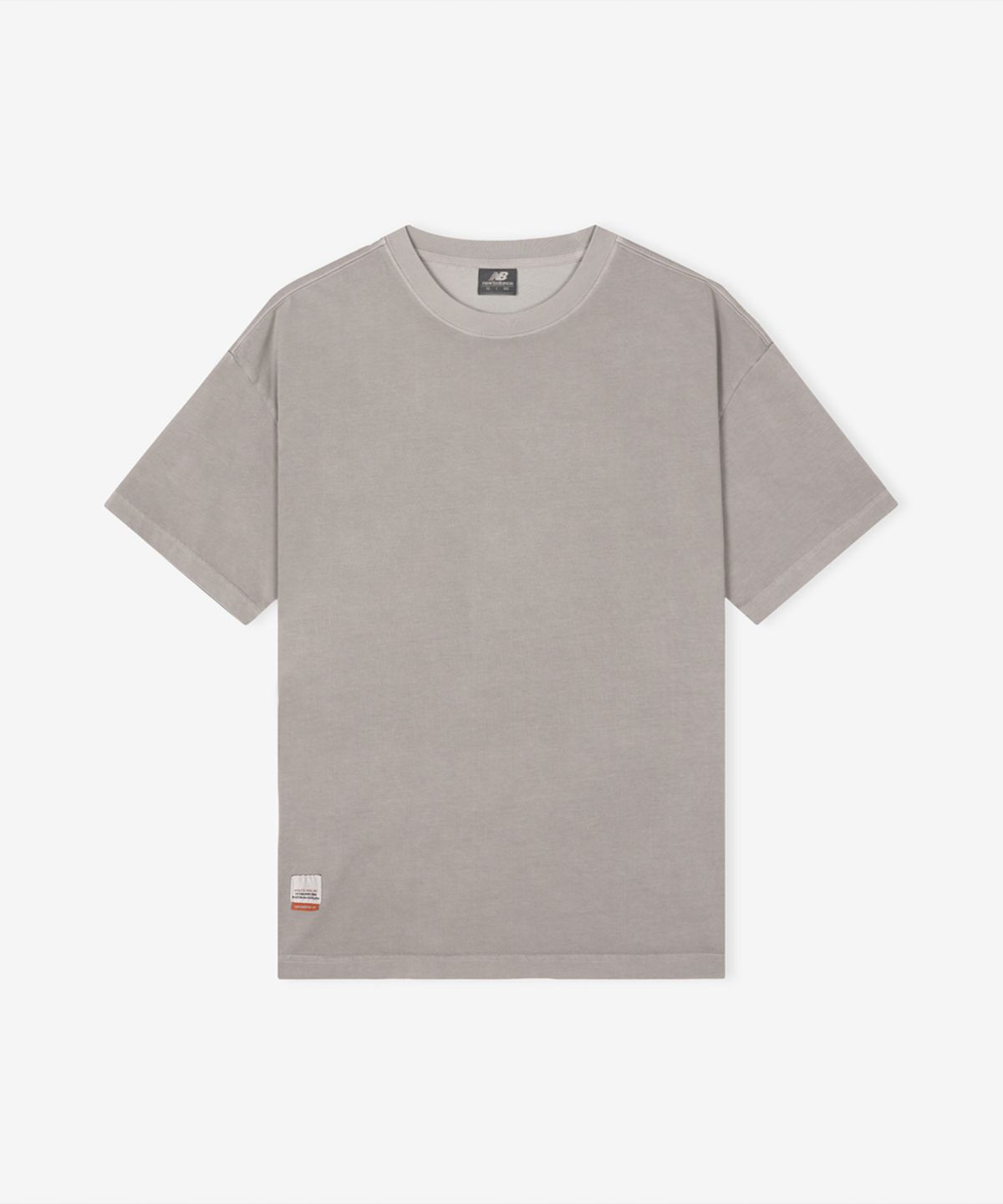뉴발란스(NEW BALANCE) NBNEG21453 / UNI 에센셜 시그니처 다잉 반팔티 (DYEING GRAY)