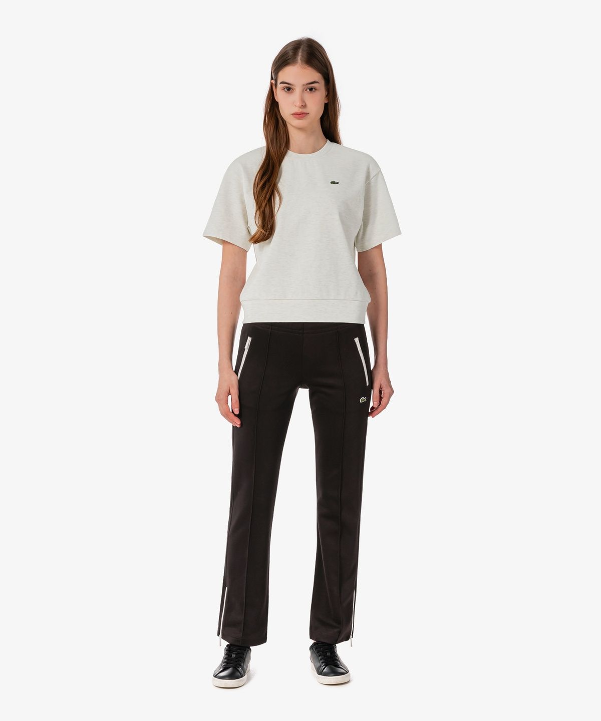 라코스테(LACOSTE) 여성 인터록 피케 스웻팬츠 XF8408-56G 3LA