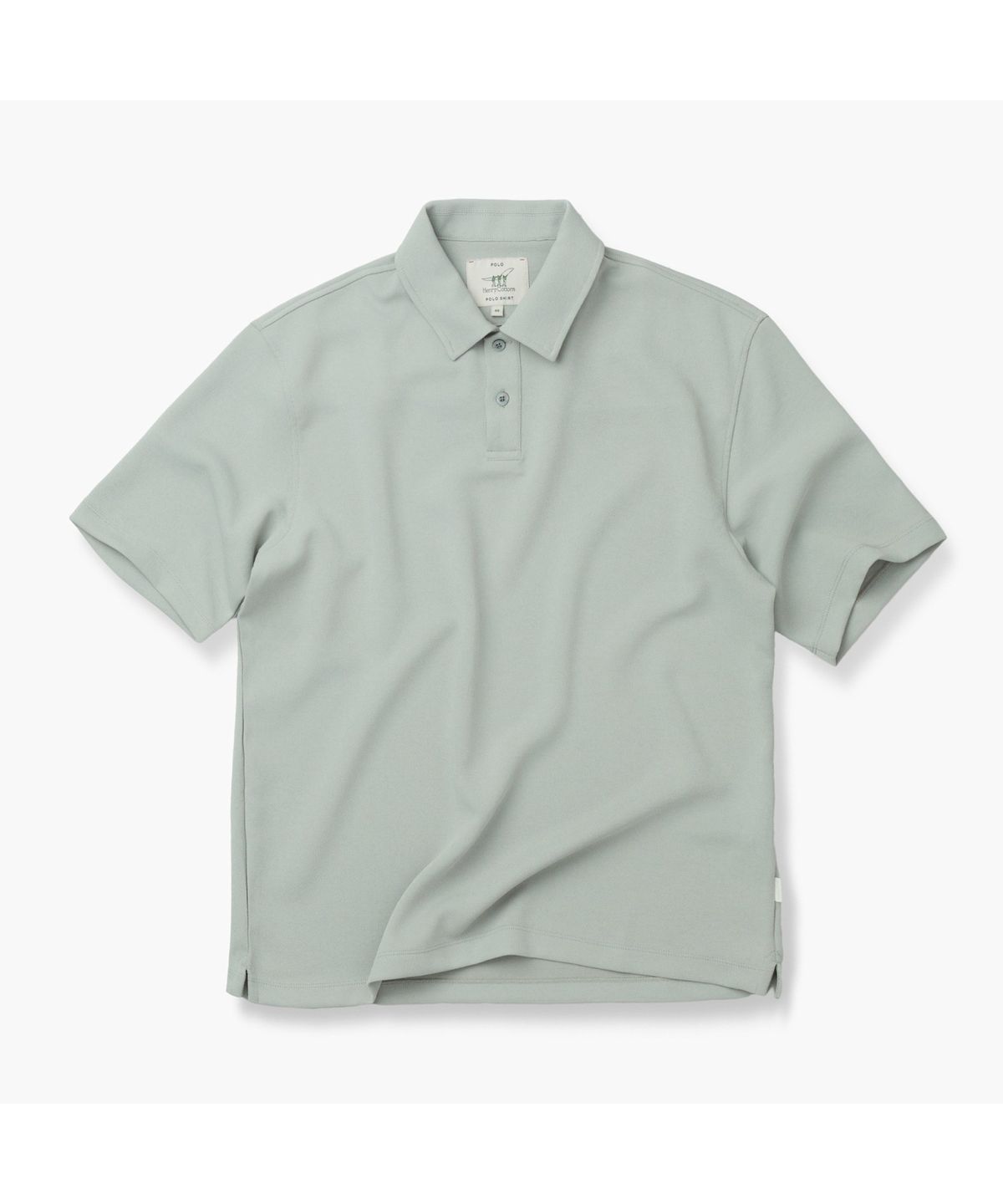 헨리코튼(HENRY COTTONS) [Imported  Fabric] 우븐 카라 반팔 티셔츠 AHTAM26401BEL