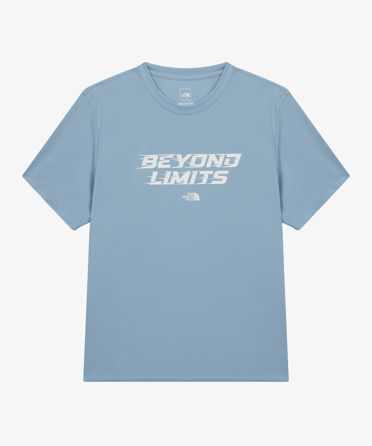 노스페이스(THE NORTH FACE) NT7US18C 남성 리커버리 그래픽 반팔 티 AIR BLUE