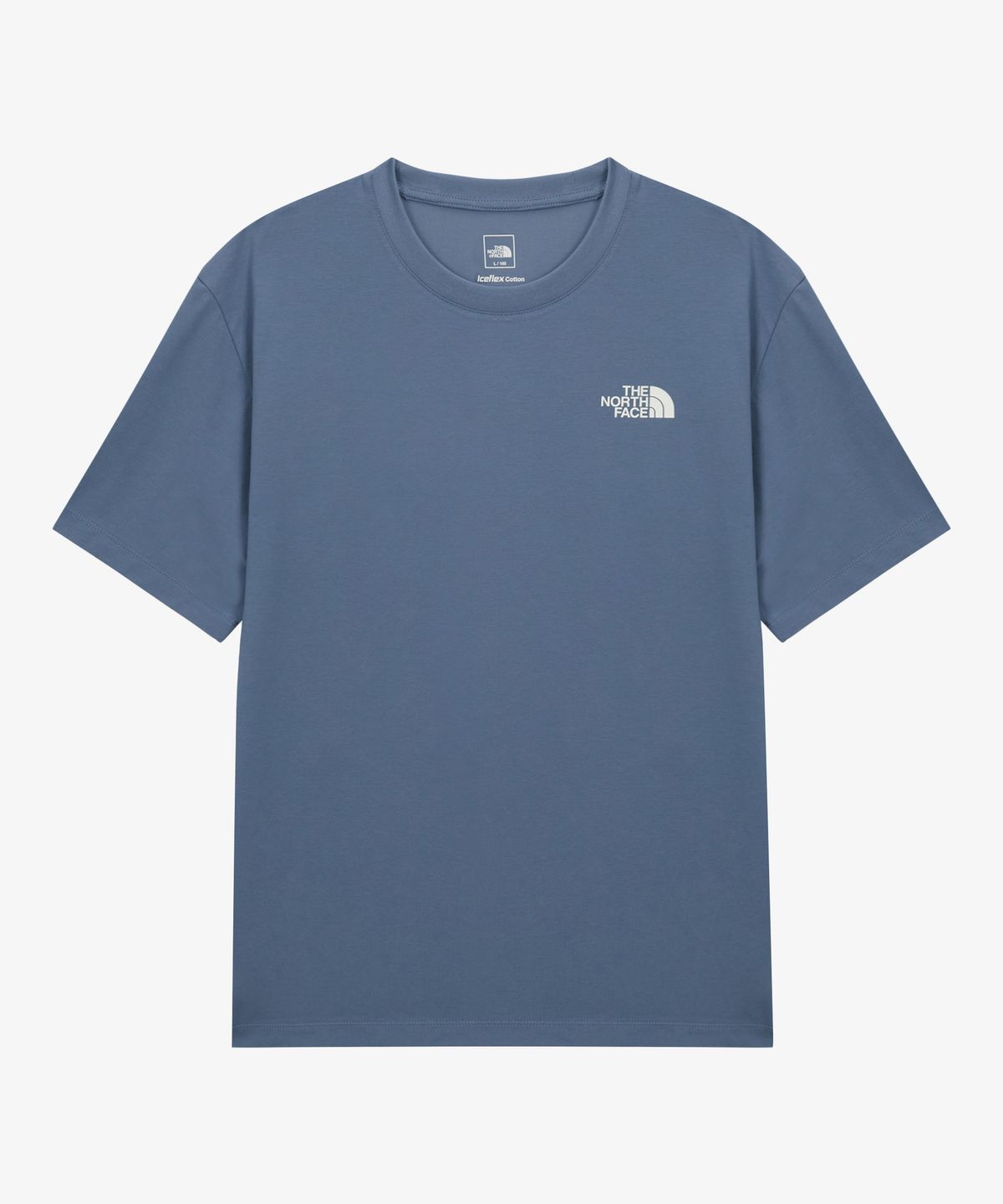 노스페이스(THE NORTH FACE) NT7US19D 남성 프로스텔 반팔 티 GRAYISH BLUE