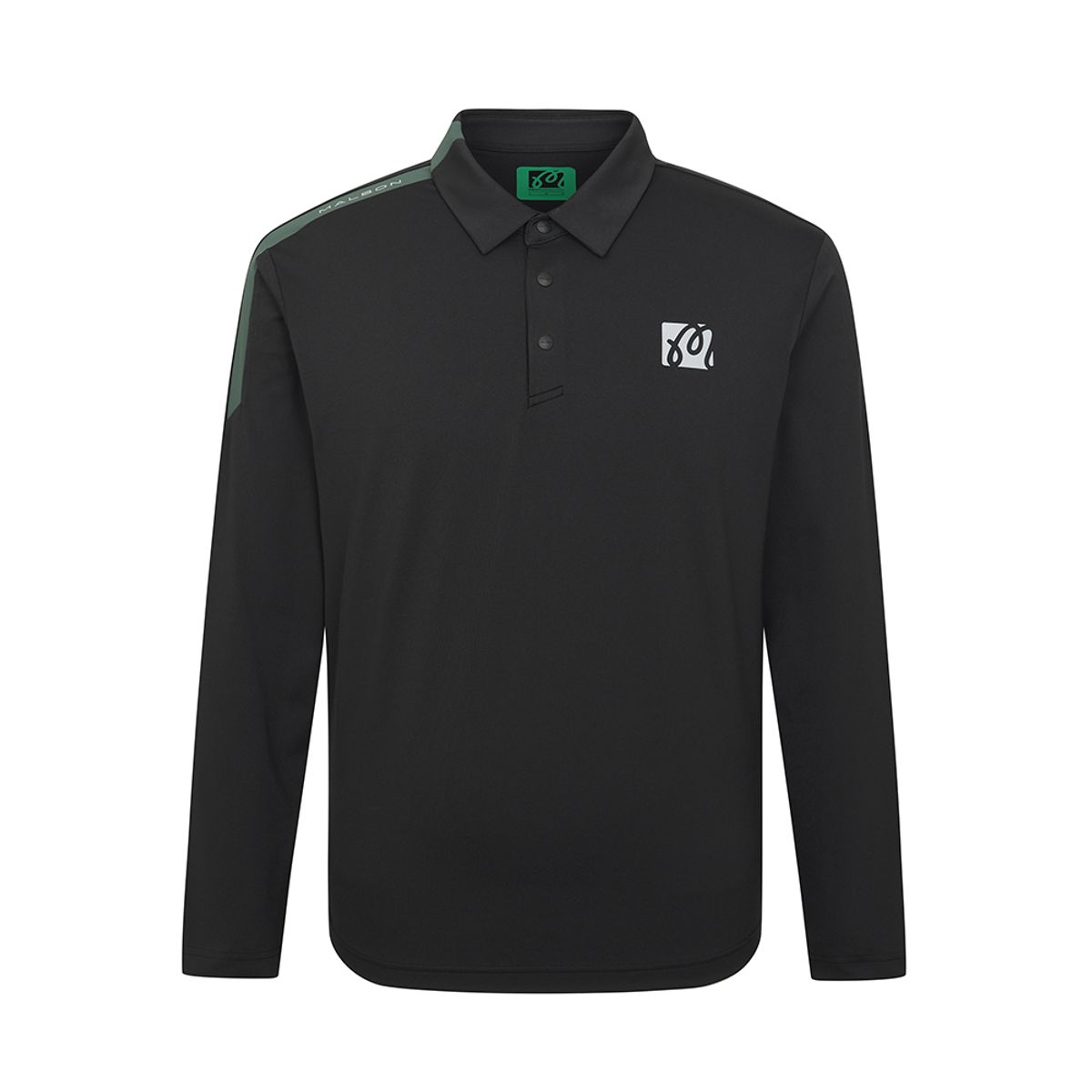 말본 골프(MALBON GOLF) 퍼포먼스 폴로 티셔츠 BLACK (MAN)