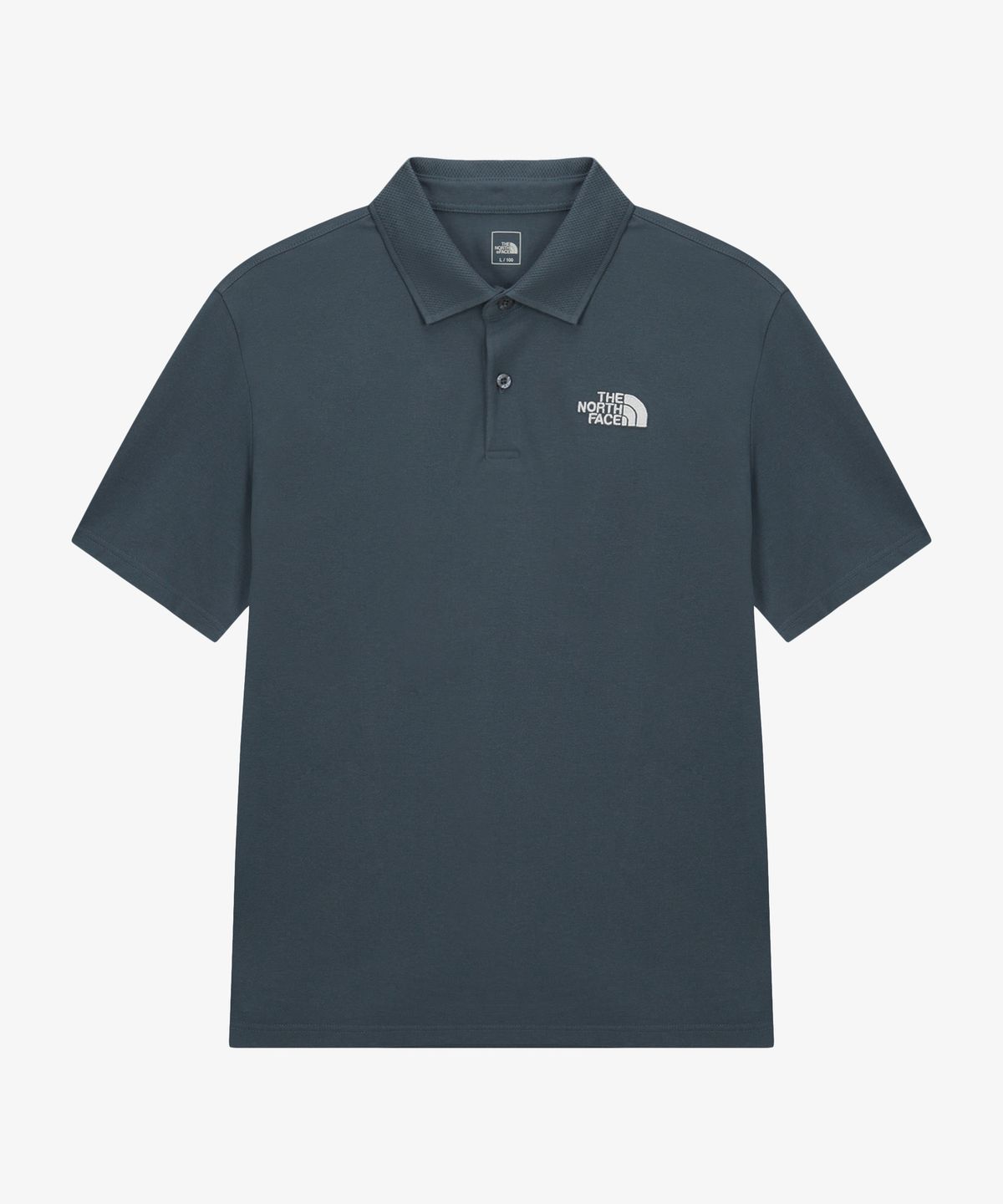 노스페이스(THE NORTH FACE) NT7PS00B 남성 코모 반팔 폴로 SMOKE BLUE