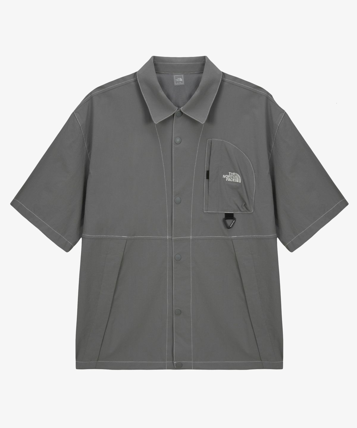 노스페이스(THE NORTH FACE) NH8SS01B 피크힐 반팔 셔츠 COOL GRAY
