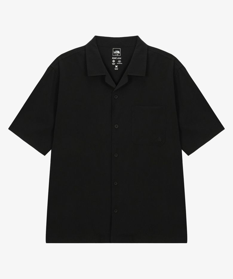 NH8SS20A 남성 아이스큐브 반팔 셔츠 BLACK