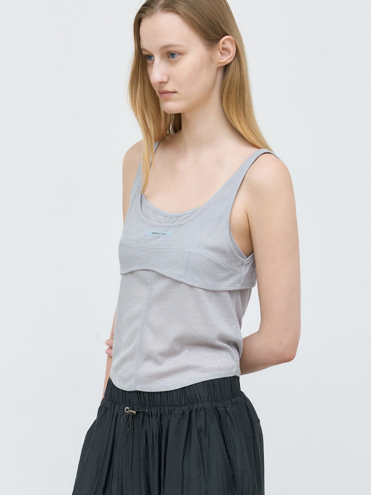 아틀리에 나인(ATELIER NAIN) AN BUESTIER LAYERED SLEVELESS (T-7232)