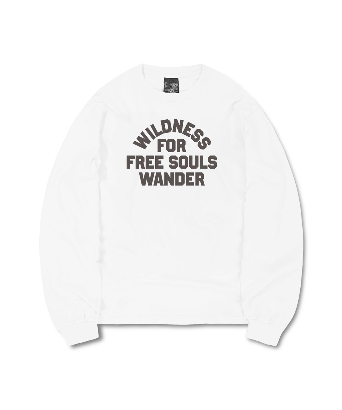 더트(DURT) WANDER LONG SLEEVE TEE (WHITE)