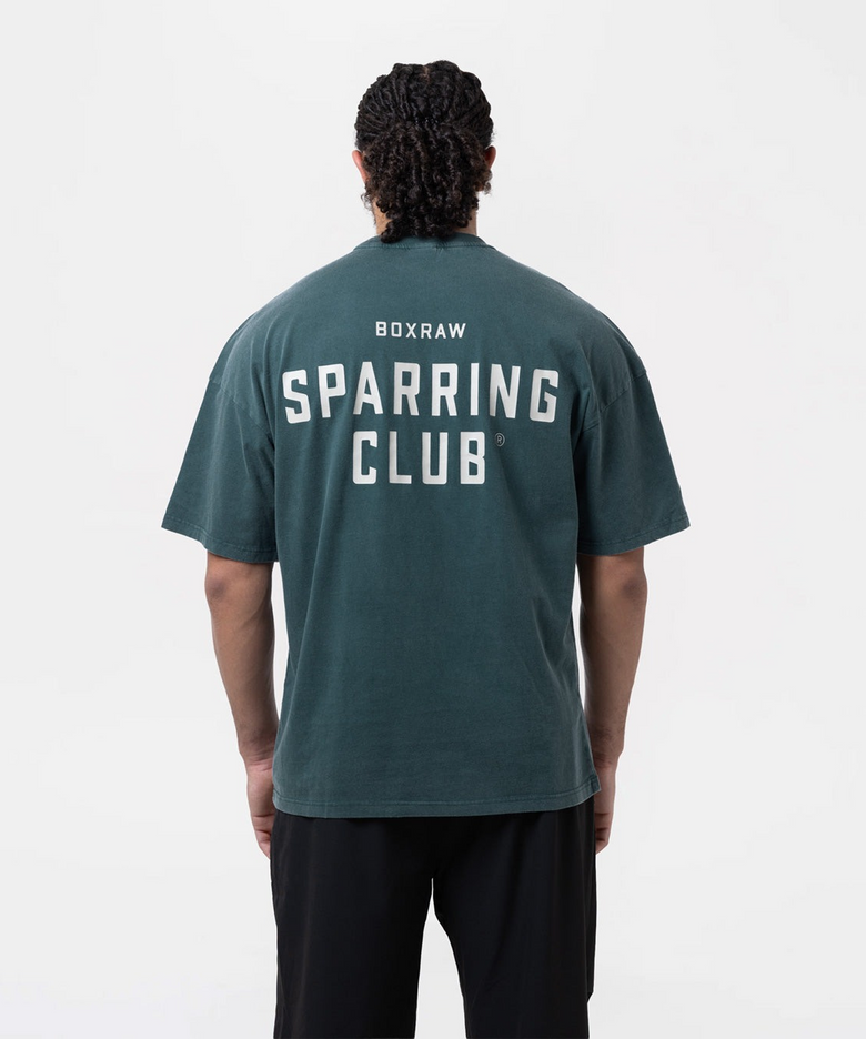 스파링 클럽 오버사이즈 티셔츠 -  남성 M BXRW-SPCLT [워시드 틸]