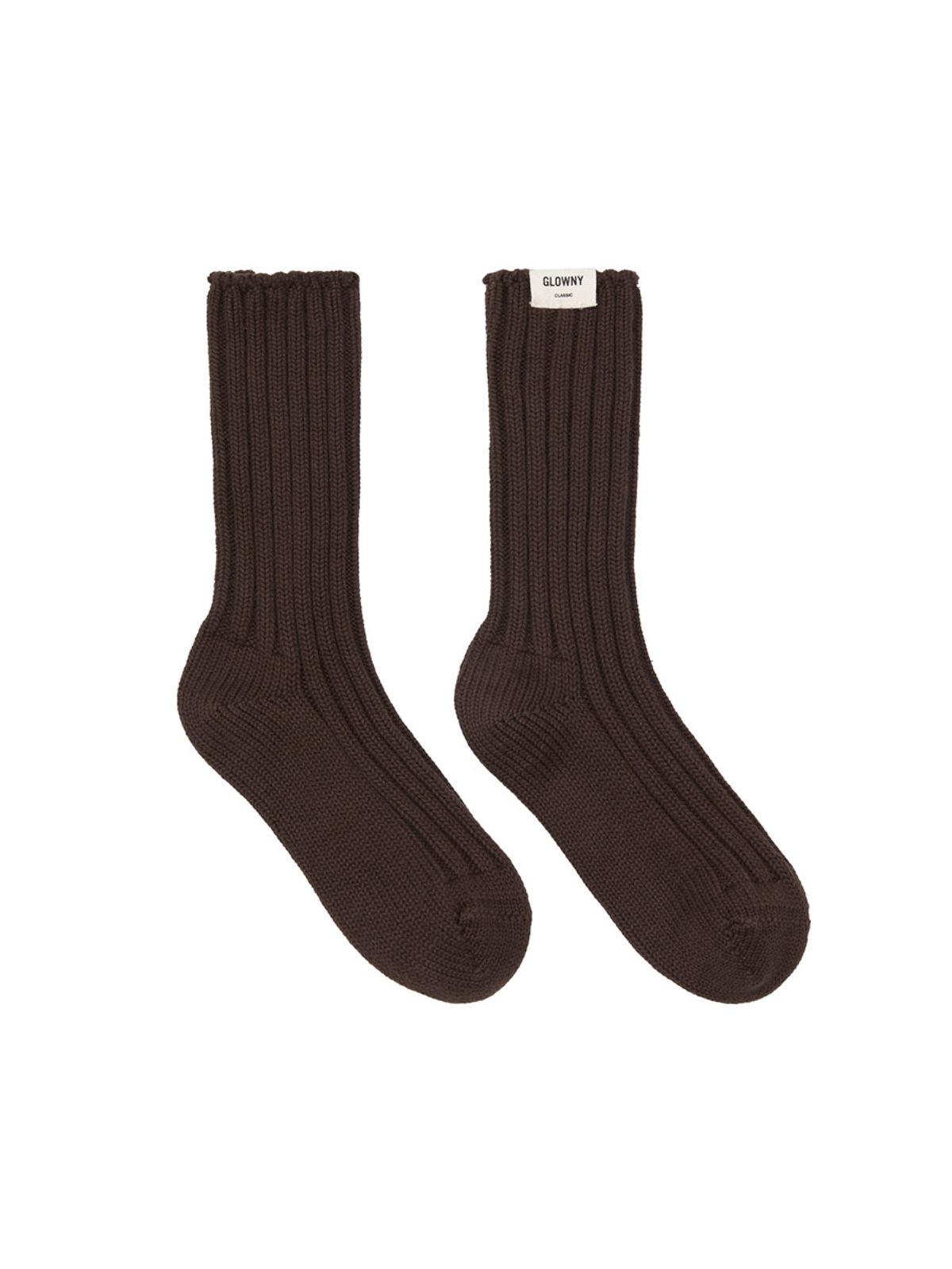 글로니(GLOWNY) G COZY SOCKS (BROWN)