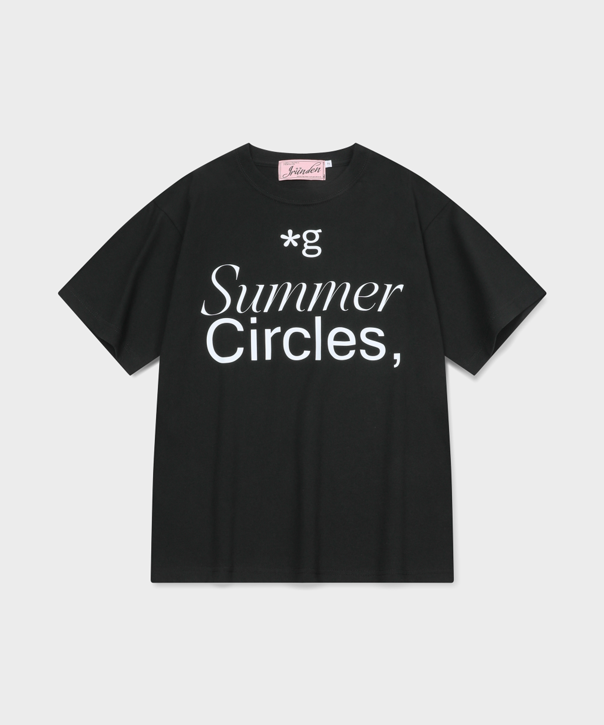 글런든(GRUNDEN) Summer Circles T-SHIRT (BLACK)