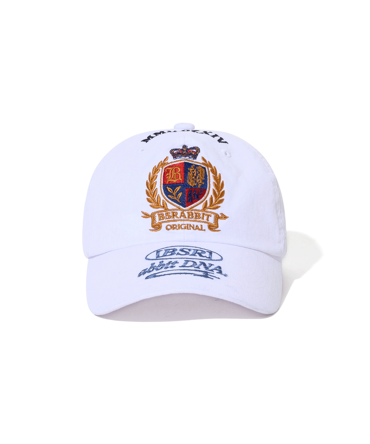 비에스래빗(BSRABBIT) 레거시 크레스트 캡 화이트