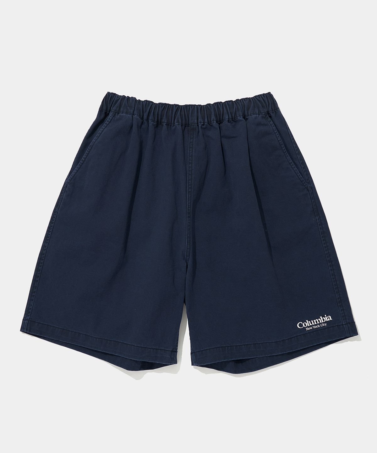 컬럼비아 유니버시티(COLUMBIA UNIVERSITY) NYC EMB WASHED TWILL SHORTS PANTS_NAVY