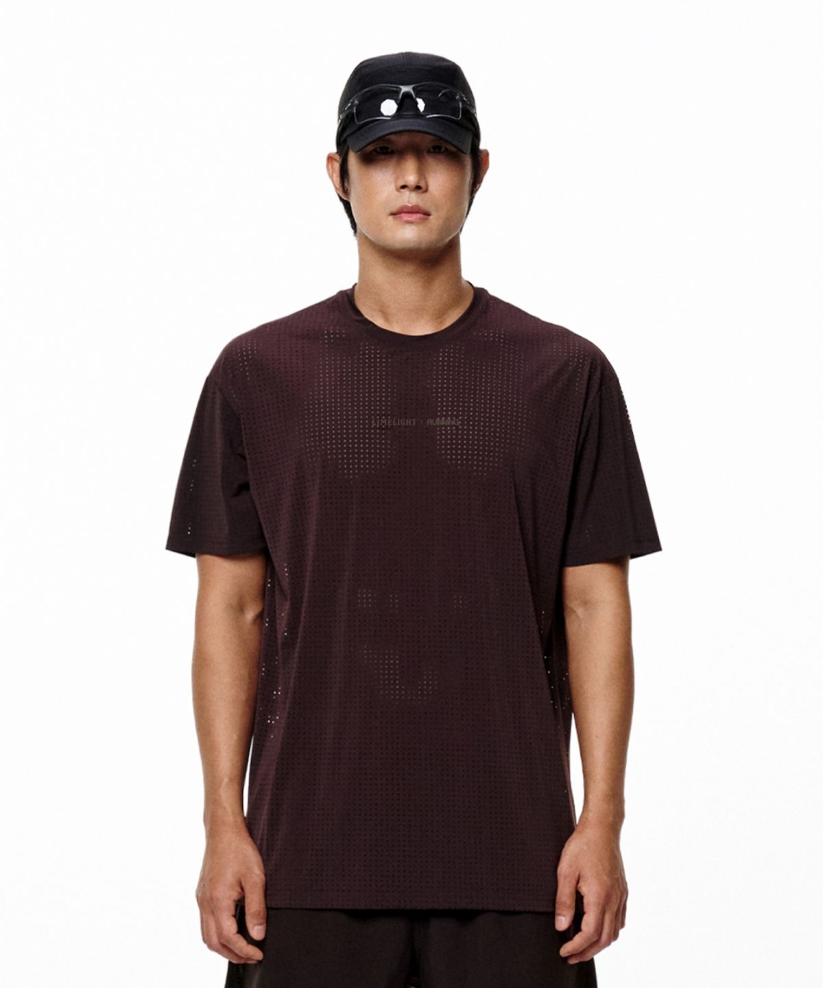 라임라잇 어패럴(LIMELIGHT APPAREL) LLR 로고 러닝 티셔츠 (브라운/브라운)