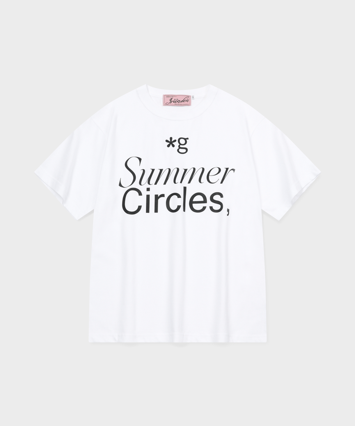 글런든(GRUNDEN) Summer Circles T-SHIRT (WHITE)