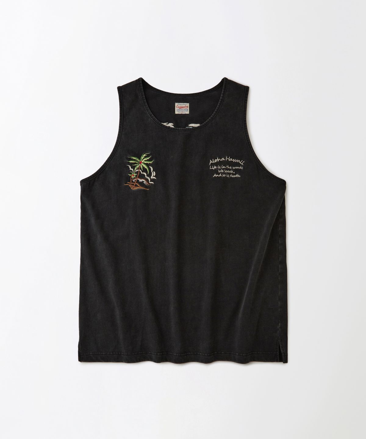 아웃스탠딩(OUTSTANDING) MIL SERIES SLEEVELESS(ALOHA)_VINTAGE CHARCOAL