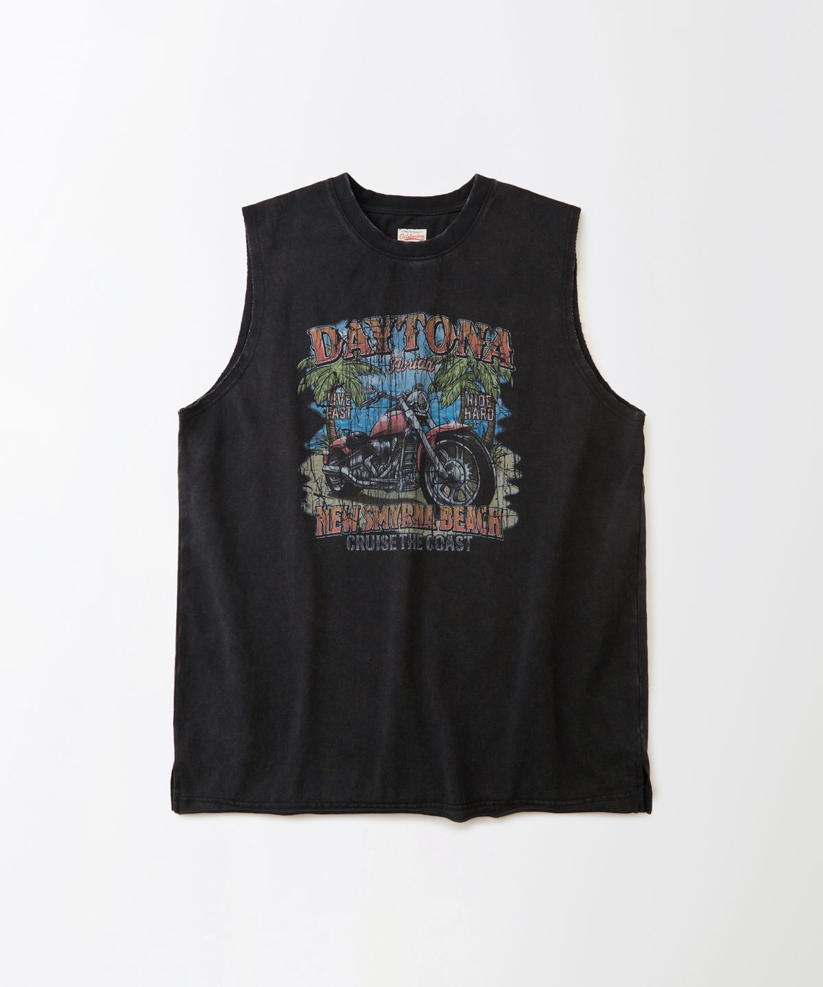 아웃스탠딩(OUTSTANDING) MOT SERIES SLEEVE LESS(DAYTONA)_VINTAGE CHARCOAL