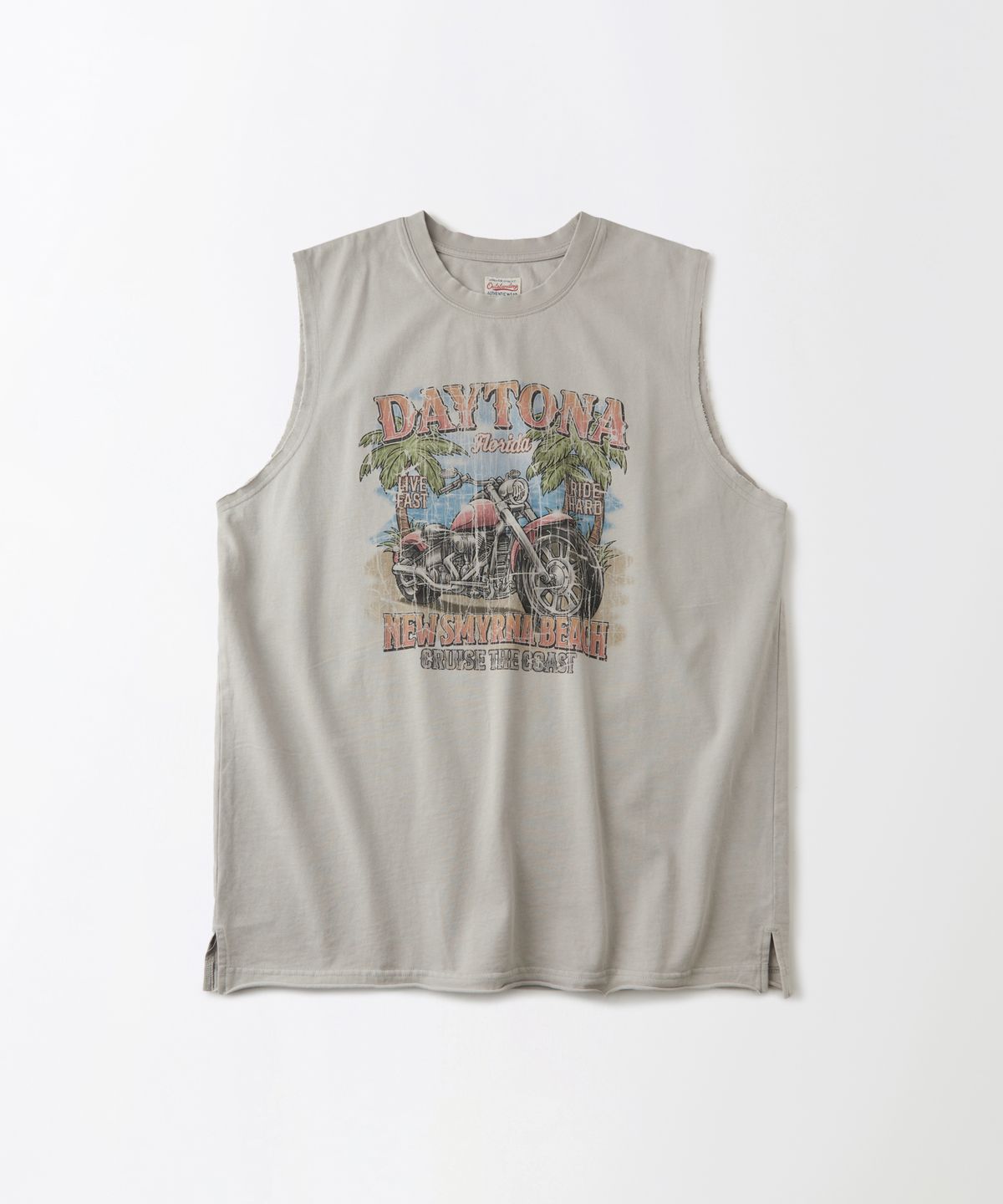아웃스탠딩(OUTSTANDING) MOT SERIES SLEEVE LESS(DAYTONA)_VINTAGE GRAY