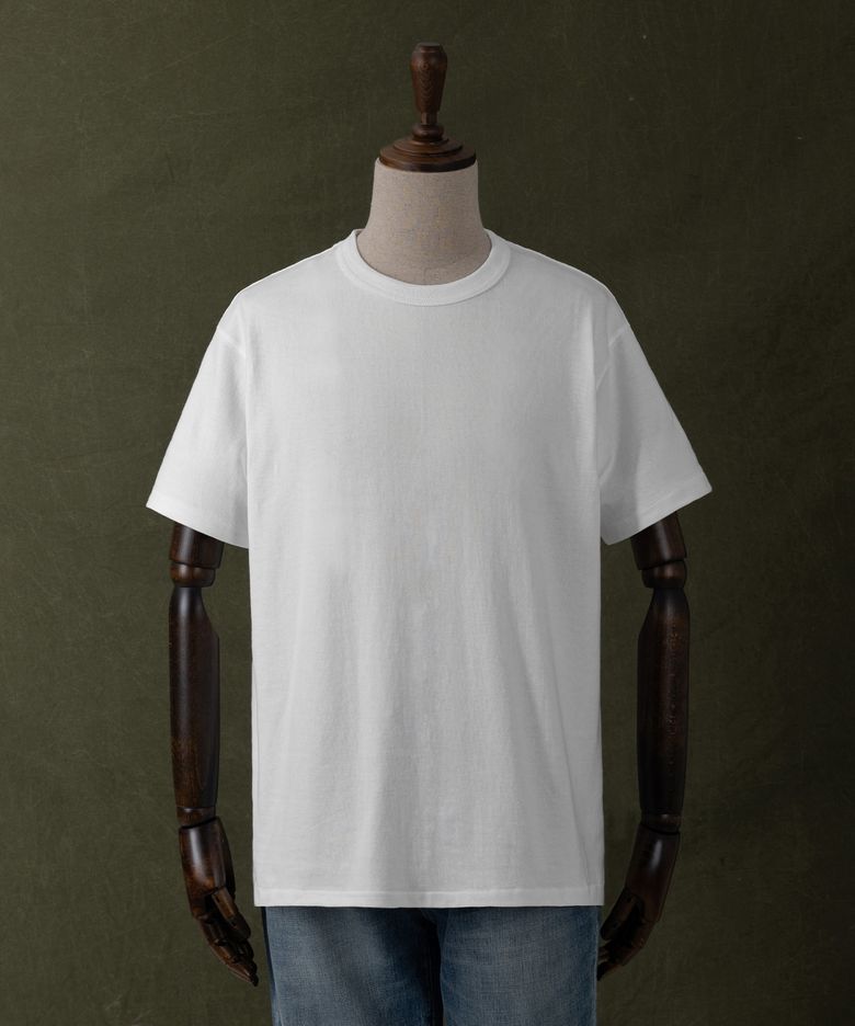 JAPANESE TENJIKU JERSEY TUBULAR TEE_OFF WHITE