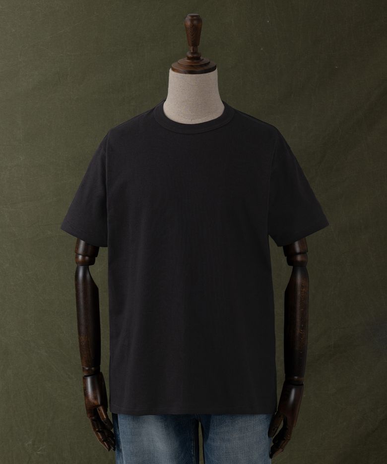 JAPANESE TENJIKU JERSEY TUBULAR TEE_ASH BLACK
