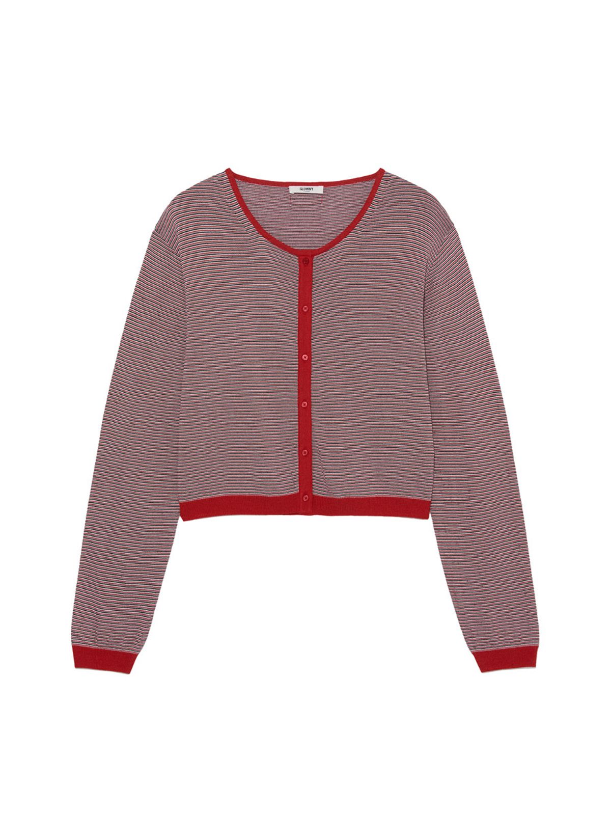 글로니(GLOWNY) G SUMMER BREEZE CARDIGAN (RED)
