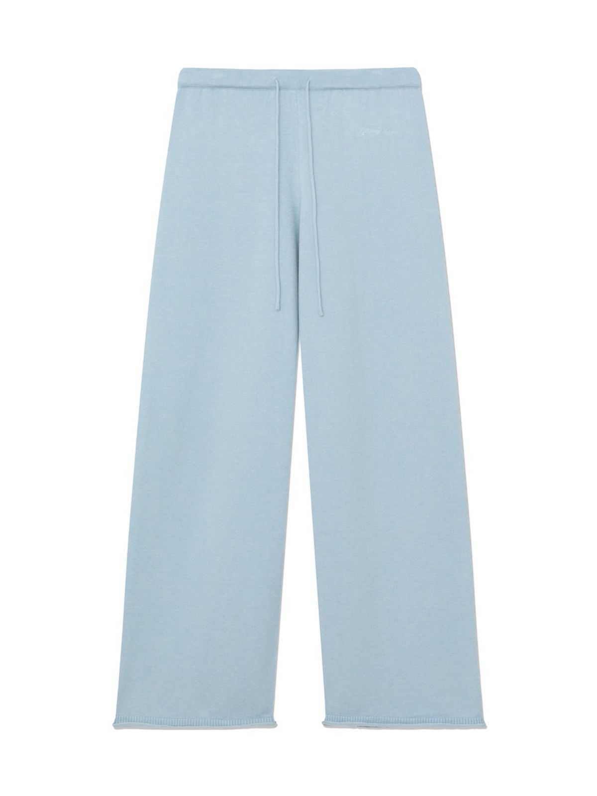 글로니(GLOWNY) G HUG KNIT PANTS (BABY BLUE)