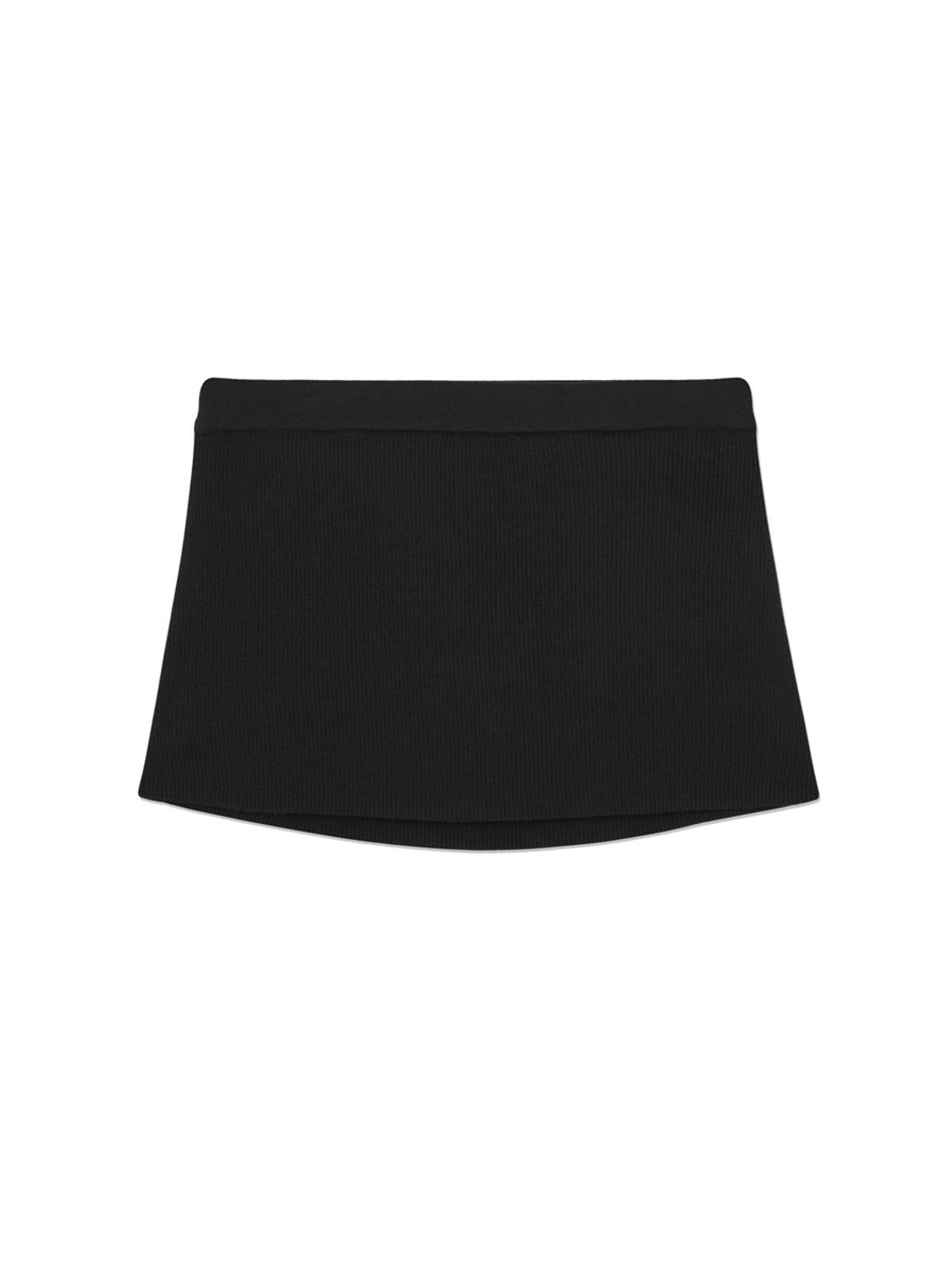 글로니(GLOWNY) G KNIT REST SKIRT (BLACK)