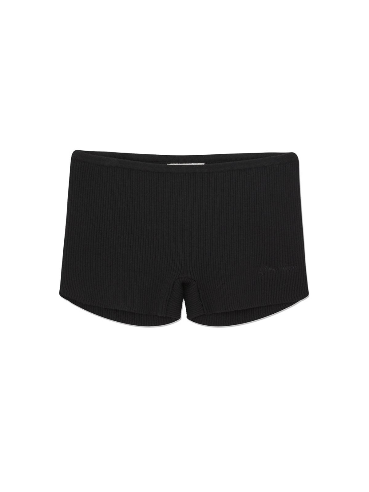 글로니(GLOWNY) G KNIT REST SHORTS (BLACK)