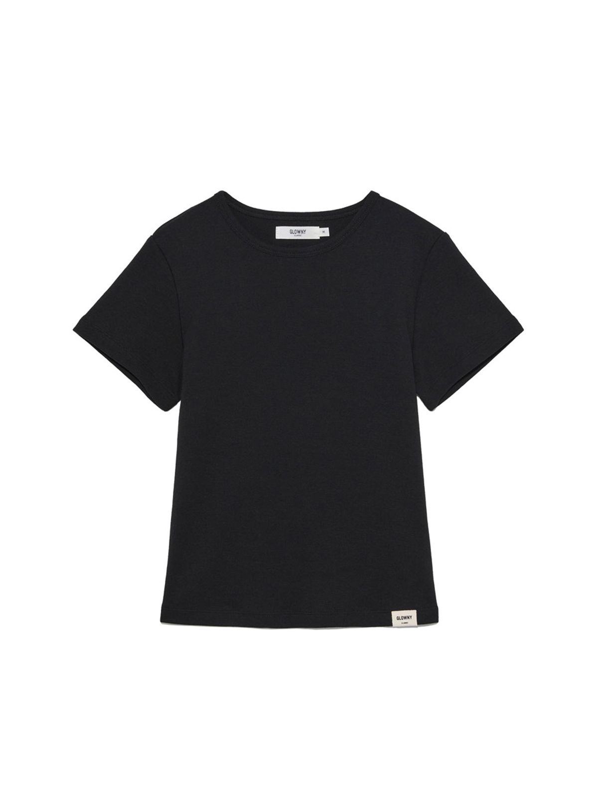 글로니(GLOWNY) G BABY TEE (LONG VERSION) (BLACK)