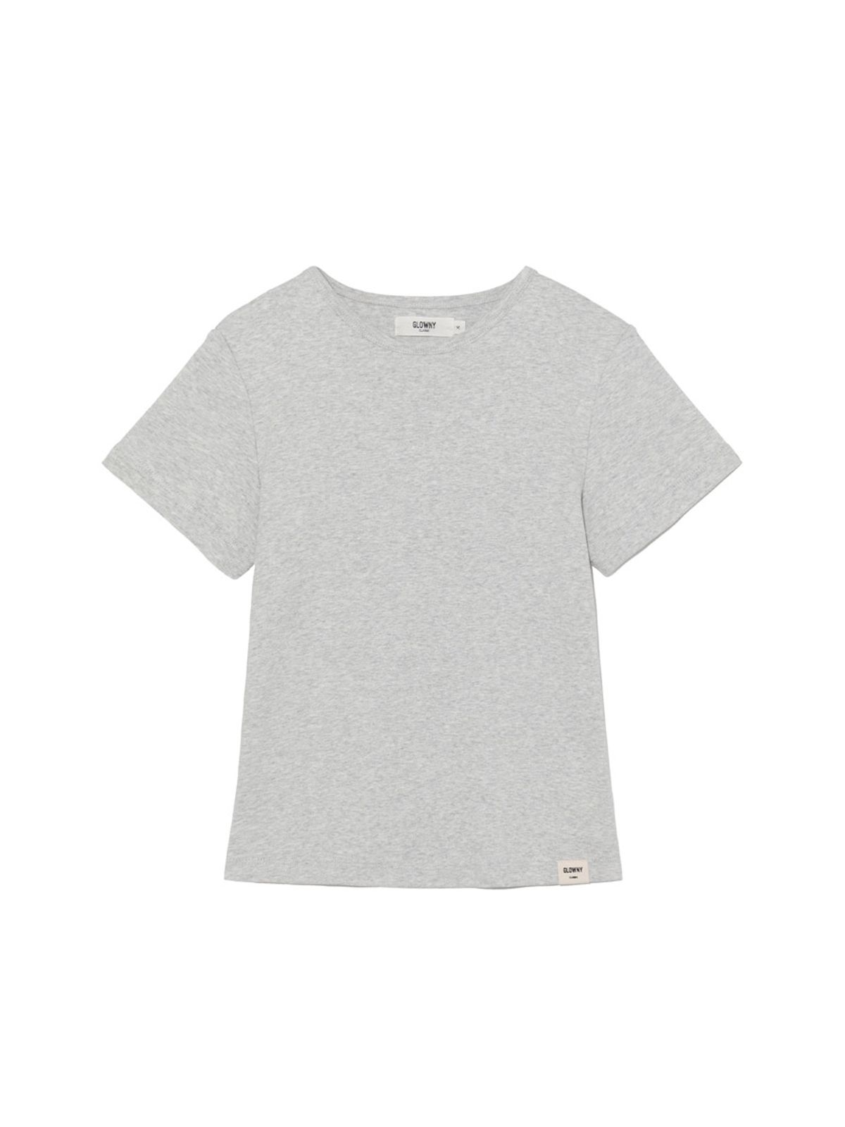 글로니(GLOWNY) G BABY TEE (LONG VERSION) (MELANGE GRAY)