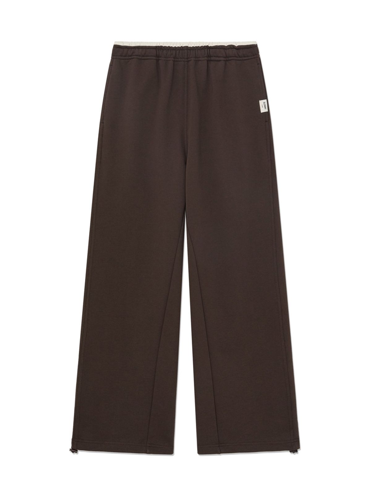 글로니(GLOWNY) G CONTRAST SWEATPANTS 2.0 (BROWN)