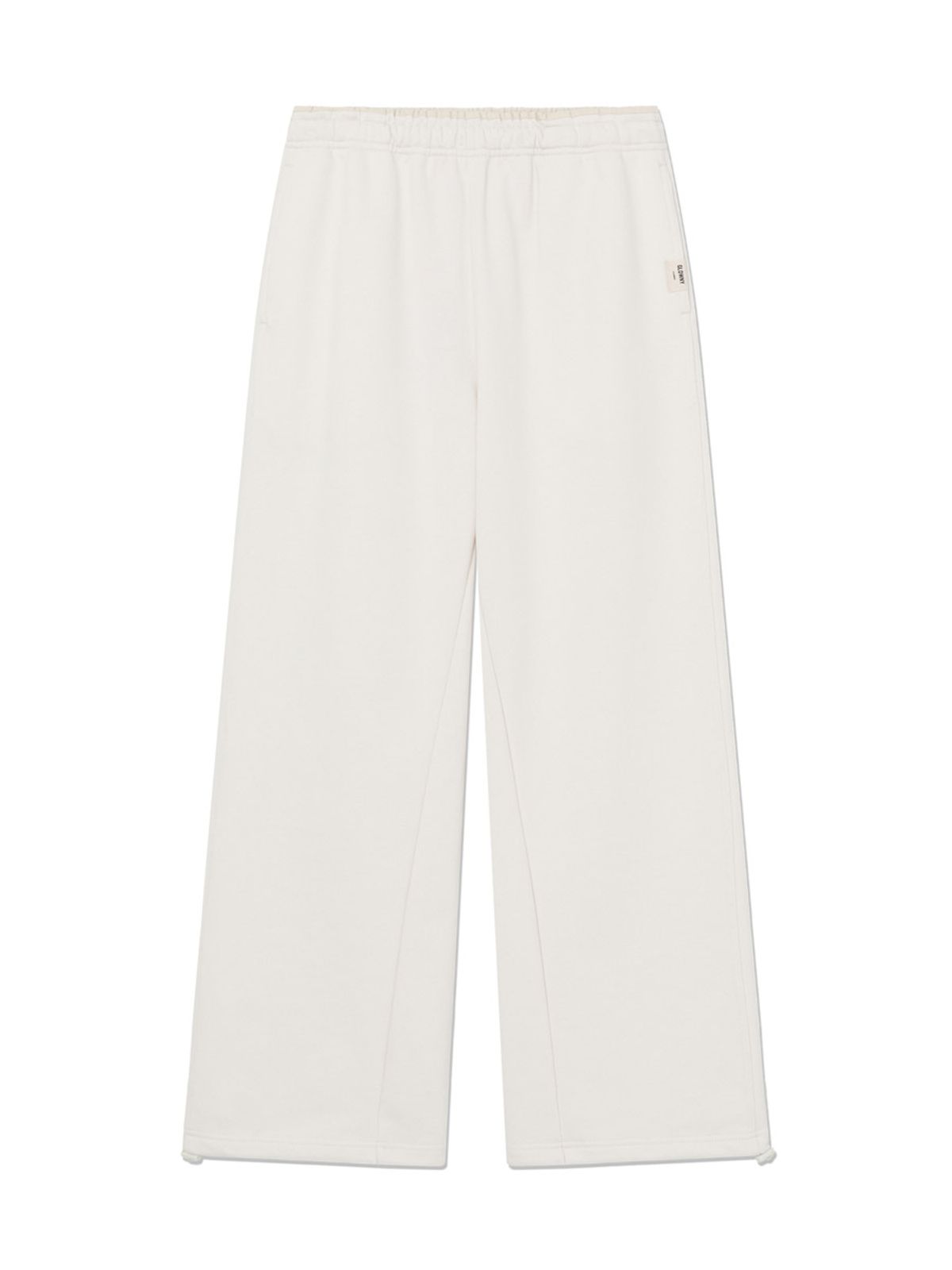 글로니(GLOWNY) G CONTRAST SWEATPANTS 2.0 (WHITE)