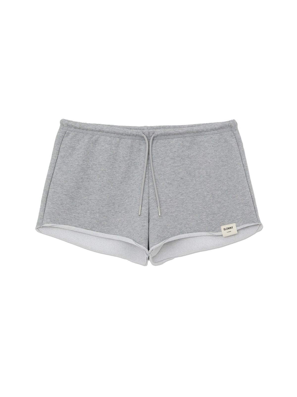 글로니(GLOWNY) G LOW RISE SHORTS (MELANGE GRAY)