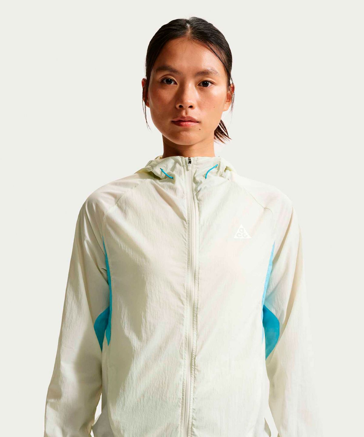 나이키(NIKE) ACG 리펠 트레일 러닝 재킷 W - 씨 글래스:발틱 블루:서밋 화이트 / IO9749-020