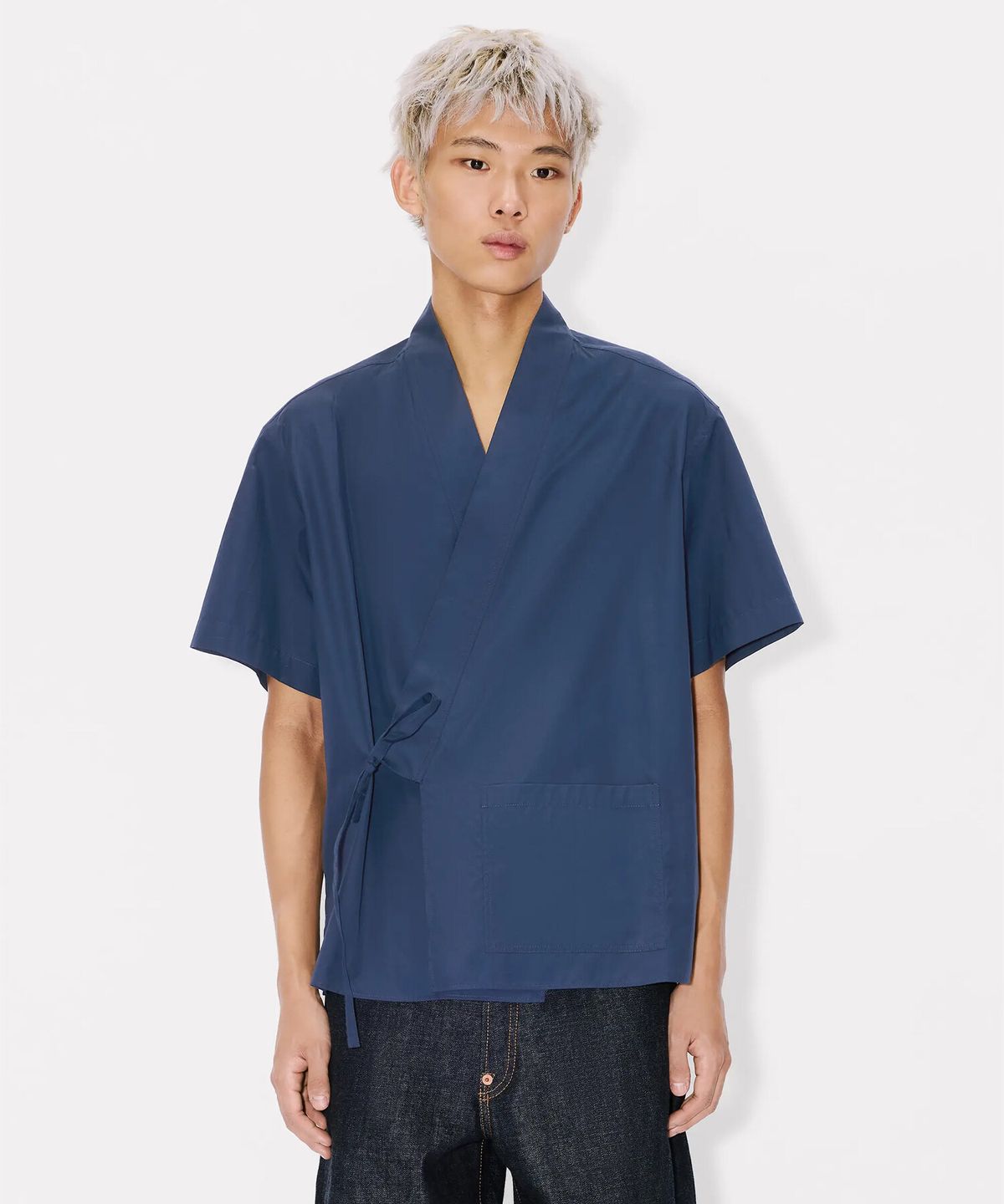 겐조(KENZO) 남성 26SS 기모노 반팔 셔츠_K265AMI103NYX