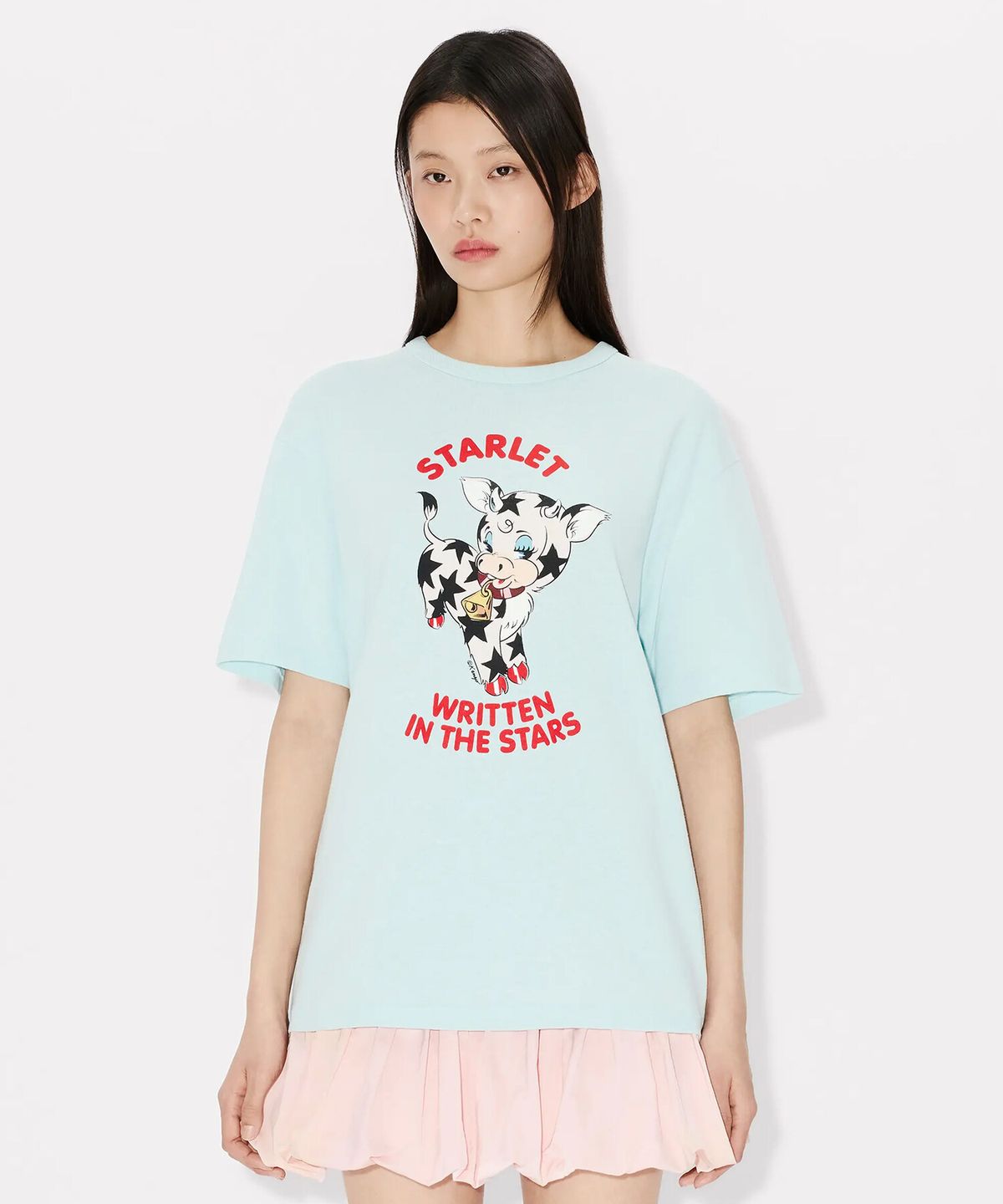 겐조(KENZO) 공용 겐조 카툰 젠더리스 슬림 티셔츠_K265AMTC09AQX