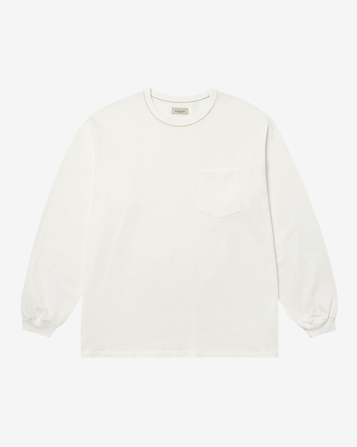 솔티(SORTIE) 3N605 Utility Poket Long Sleeve (White)