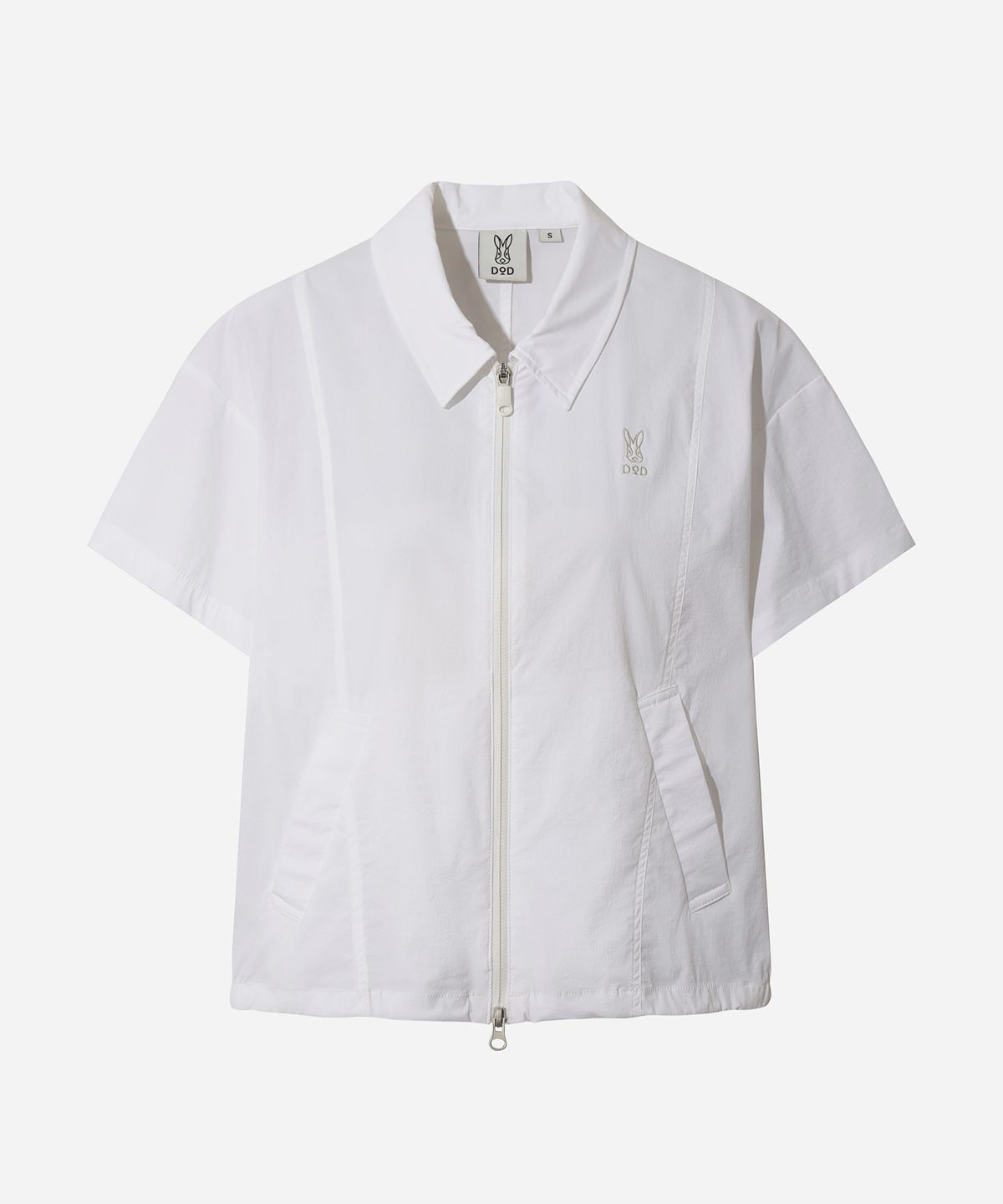 디오디(DOD) 여성) 스루스루 반팔 자켓(OFF WHITE 2)