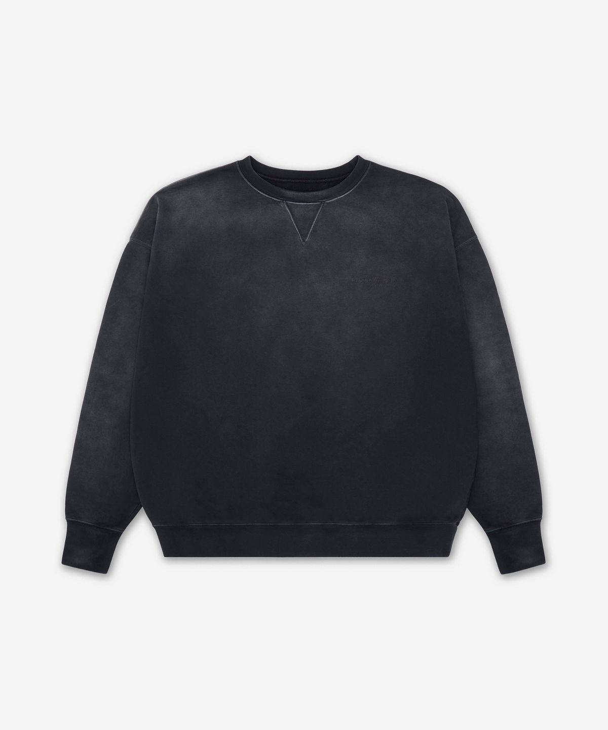 메종 마르지엘라(MAISON MARGIELA) 오버다이드 맨투맨 - 차콜 그레이 / S67GU0039S25520859