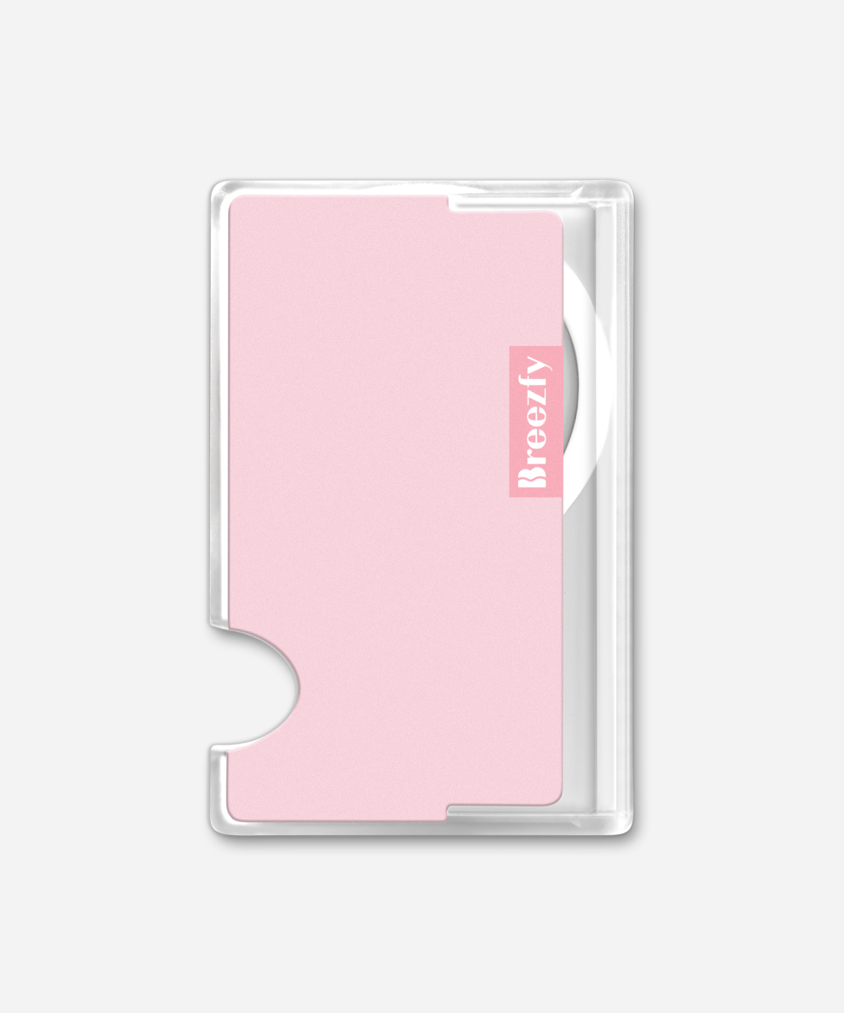 브리즈피(BREEZFY) DUSTY PINK - 매트 텍스쳐 - 맥세이프 카드지갑 소켓 - 비비드 컬렉션